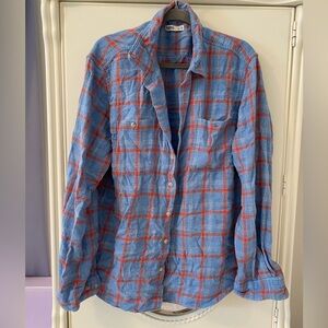 Men’s Plaid Flannel Shirt XL